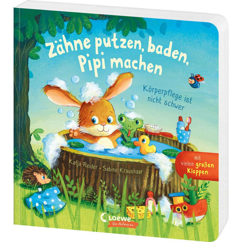 Zähne putzen, baden, Pipi machen - Körperpflege ist nicht schwer