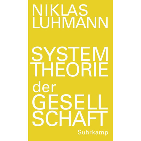 Systemtheorie der Gesellschaft