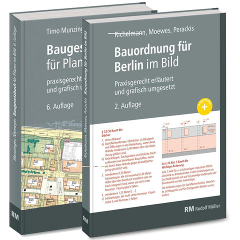 Buchpaket: Baugesetzbuch für Planer im Bild & Bauordnung Berlin im Bild