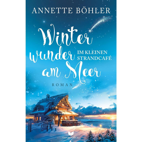 Winterwunder im kleinen Strandcafé am Meer