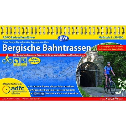 ADFC-Radausflugsführer Bergische Bahntrassen 1:50.000 praktische Spiralbindung, reiß- und wetterfest, GPS-Track Download