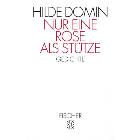 Nur eine Rose als Stütze