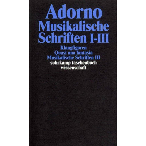 Musikalische Schriften 1/3