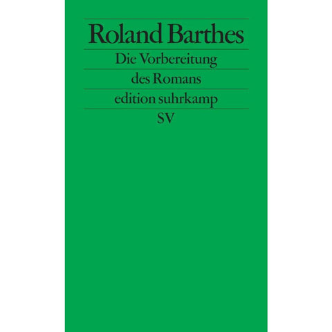 Die Vorbereitung des Romans