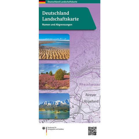 Deutschland Landschaftskarte