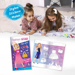Trötsch Malbuch Stickermalbuch Fashion-Star Filmstar
