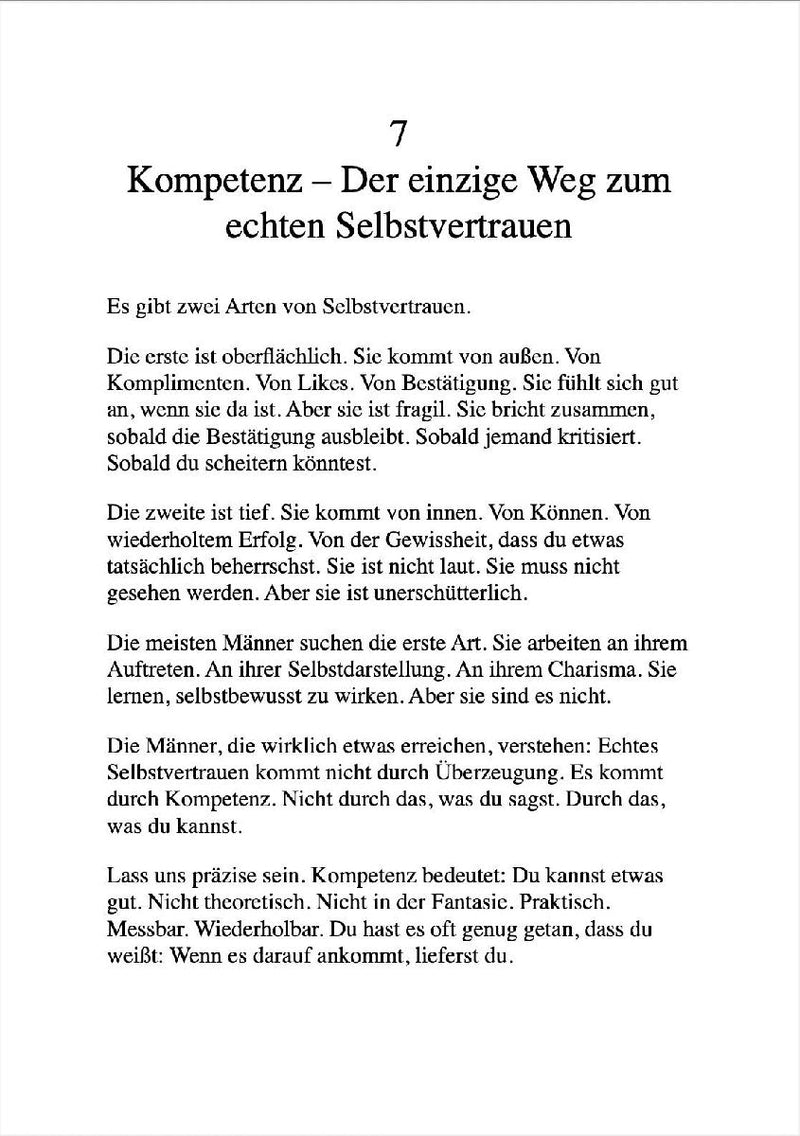DAS MASKULINE SELBST (Innenansicht)