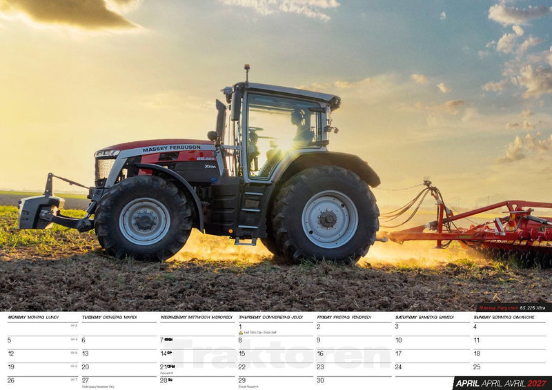 Traktoren Kalender 2027 (Innenansicht)