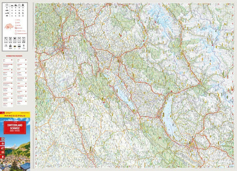 MARCO POLO Reisekarte Schweiz 1:275.000