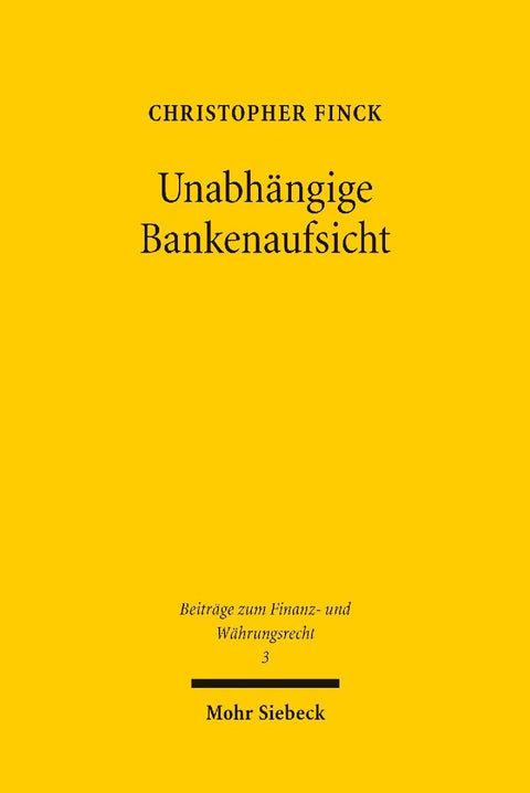 Unabhängige Bankenaufsicht