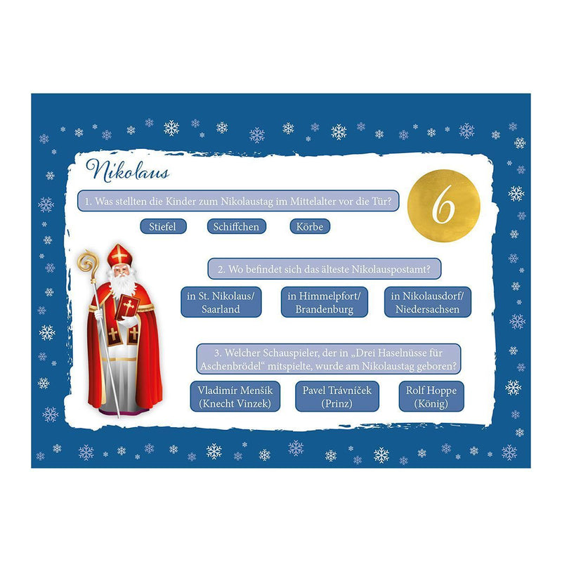 Der unterhaltsame Quiz-Adventskalender (Innenansicht)