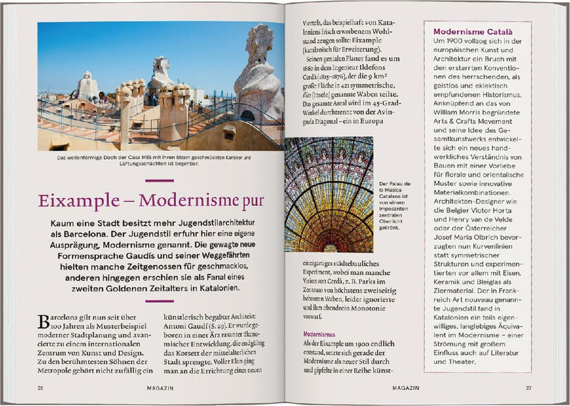 Baedeker SMART Reiseführer Barcelona (Innenansicht)
