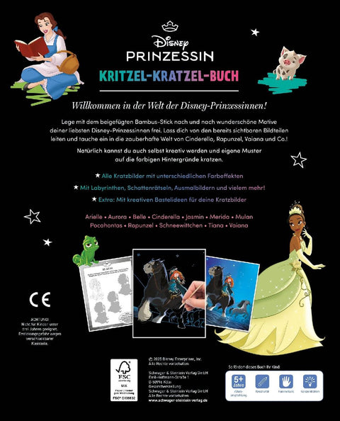 Disney Prinzessin Kritzel-Kratzel-Buch