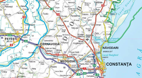 MoTourMaps Rumänien Auto- und Motorradkarte 1:800.000