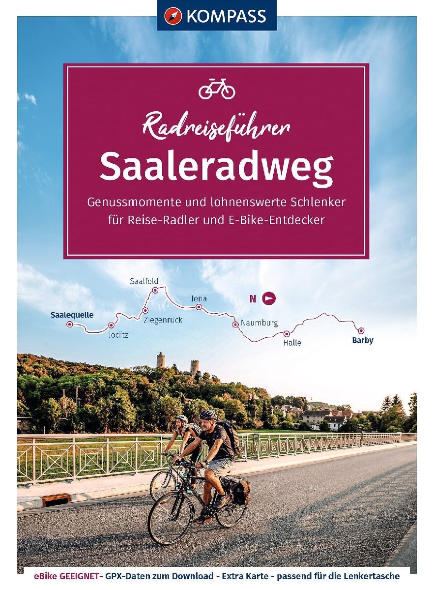 KOMPASS Radreiseführer Saaleradweg