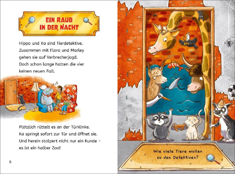 Tierdetektive Hippo & Ka - Wer hat das Katzengold stibitzt? (Innenansicht)