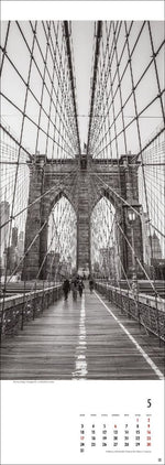 New York Vertical Kalender 2027