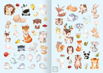Meine Aquarell-Sticker - Tierkinder