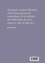 Margot Friedländer. Eine Stimme für das Leben (Rückseite)