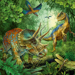 Faszination Dinosaurier. Puzzle 3 X 49 Teile (Innenansicht)