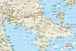 Reise Know-How Landkarte Peloponnese / Peloponnes (1:200.000) (Innenansicht)