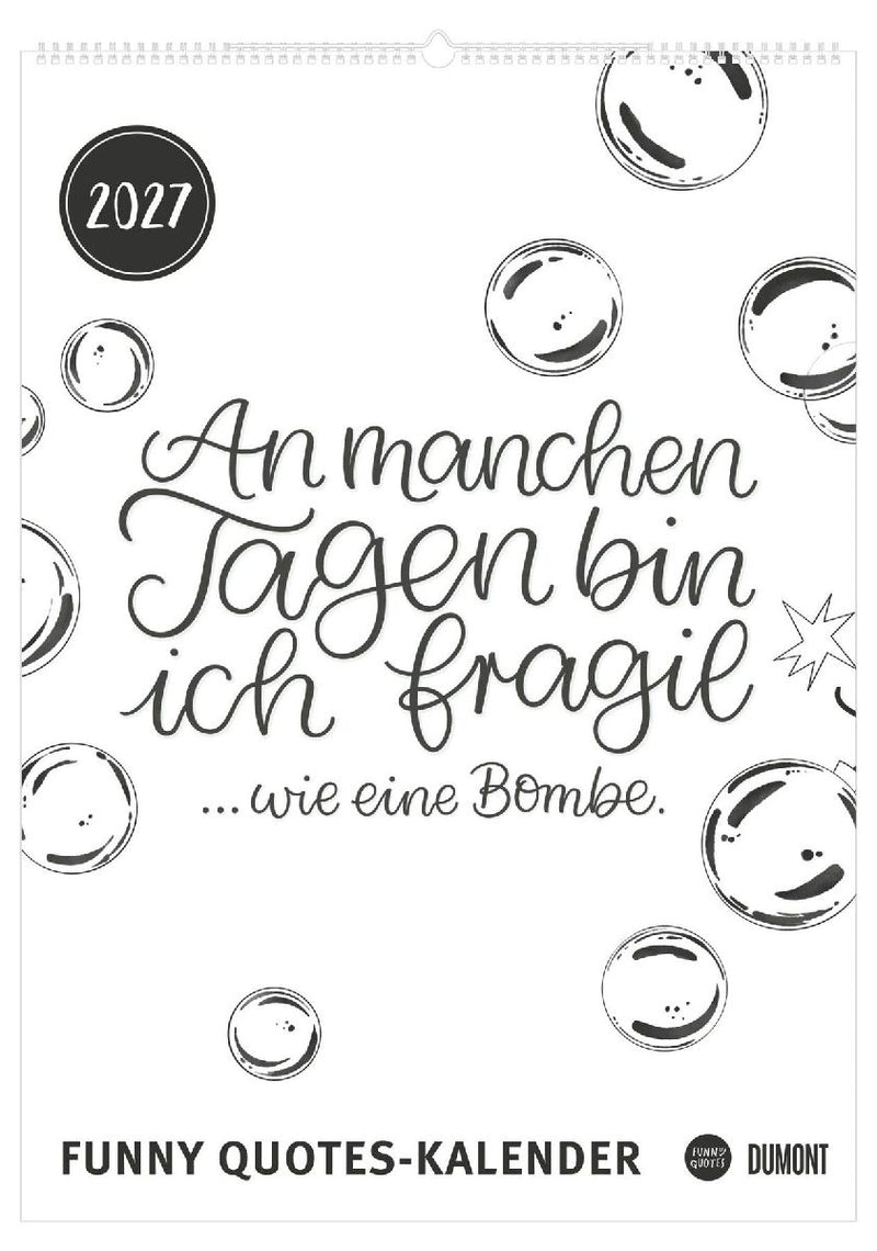 Funny Quotes-Kalender 2027