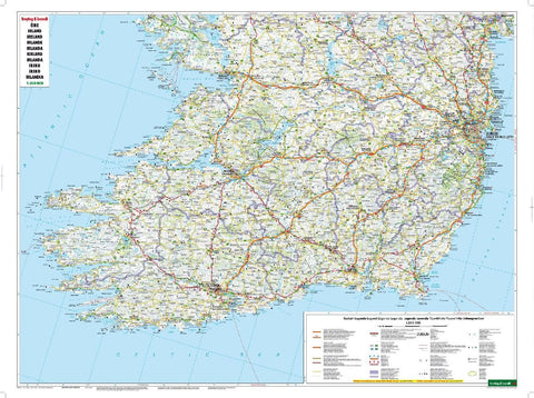 freytag & berndt Straßenkarte Irland 1:350.000