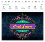 Postkartenkalender Meine Schokoladenseite hab ich aufgegessen. 2027