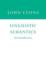 Linguistic Semantics