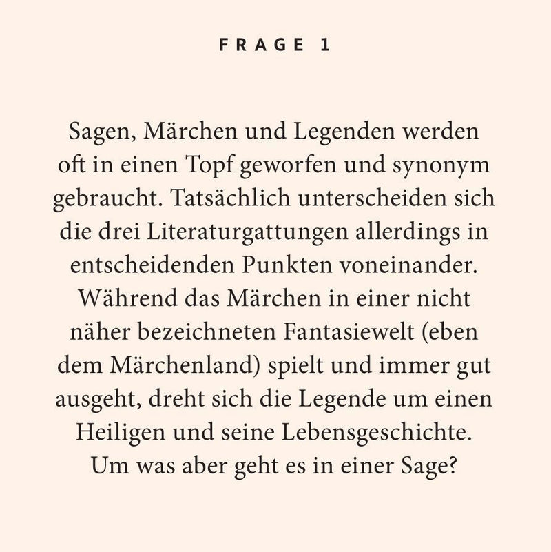 Deutsche Sagen-Quiz (Innenansicht)