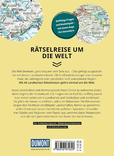 Landkarten-Rätselreise um die Welt