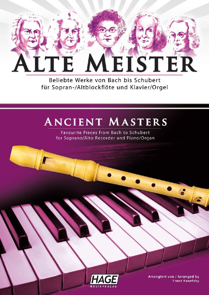 Alte Meister für Sopran-/Altblockflöte und Klavier/Orgel