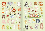 Meine Aquarell-Sticker - Tierkinder