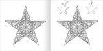 Ausmal-Adventskalender - Kreative Winterzeit (Innenansicht)
