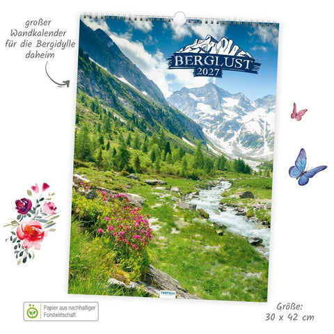 TRÖTSCH - Großbildkalender Berglust 2027