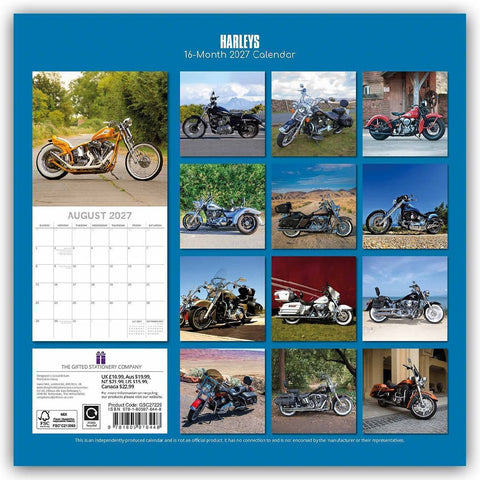 Harleys - Harley Davidson 2027 - 16-Monatskalender