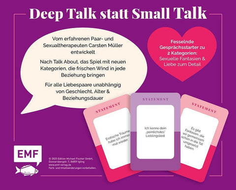 Kartenspiel: Talk about Sex - Das Kommunikationsspiel für Paare