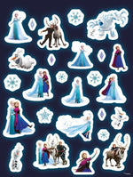 Disney Die Eiskönigin: Der große Glow-in-the-Dark-Stickerspaß: Stickern - Rätseln - Ausmalen (Innenansicht)