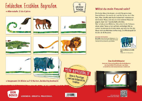 Die kleine Maus sucht einen Freund. Kamishibai Bildkartenset.