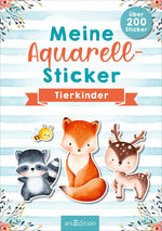 Meine Aquarell-Sticker - Tierkinder