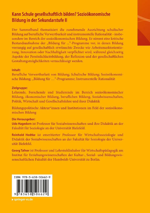 Kann Schule gesellschaftlich bilden? Sozioökonomische Bildung in der Sekundarstufe II