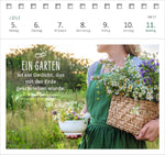 Postkartenkalender Gartenglück 2027 (Innenansicht)