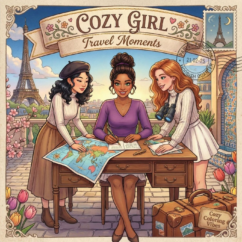 Cozy Girl Travel Moments