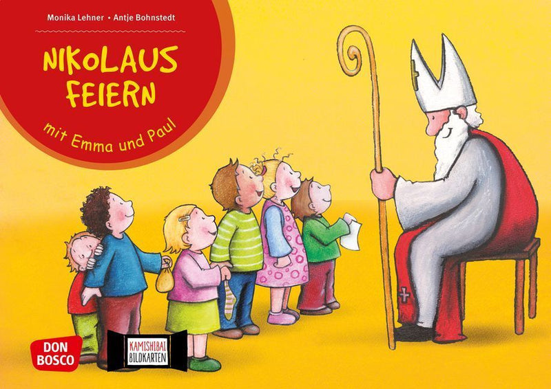 Nikolaus feiern mit Emma und Paul. Kamishibai Bildkartenset.
