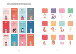 Bullet Journal Stickerbuch - Tiere: 600 Tiere aus aller Welt - von süß bis exotisch (Innenansicht)