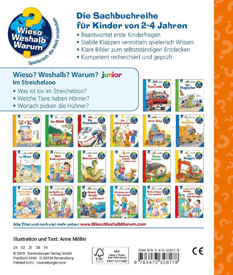 Wieso? Weshalb? Warum? junior, Band 35: Im Streichelzoo (Rückseite)