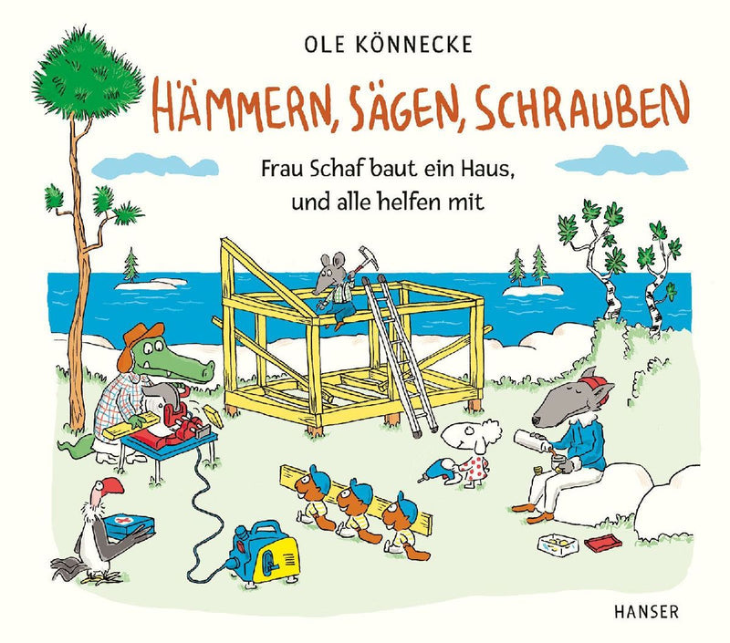 Hämmern, sägen, schrauben