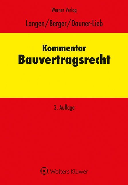 Kommentar Bauvertragsrecht