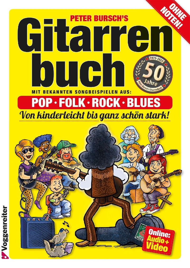 Gitarrenbuch 1. Mit Audio und Video online