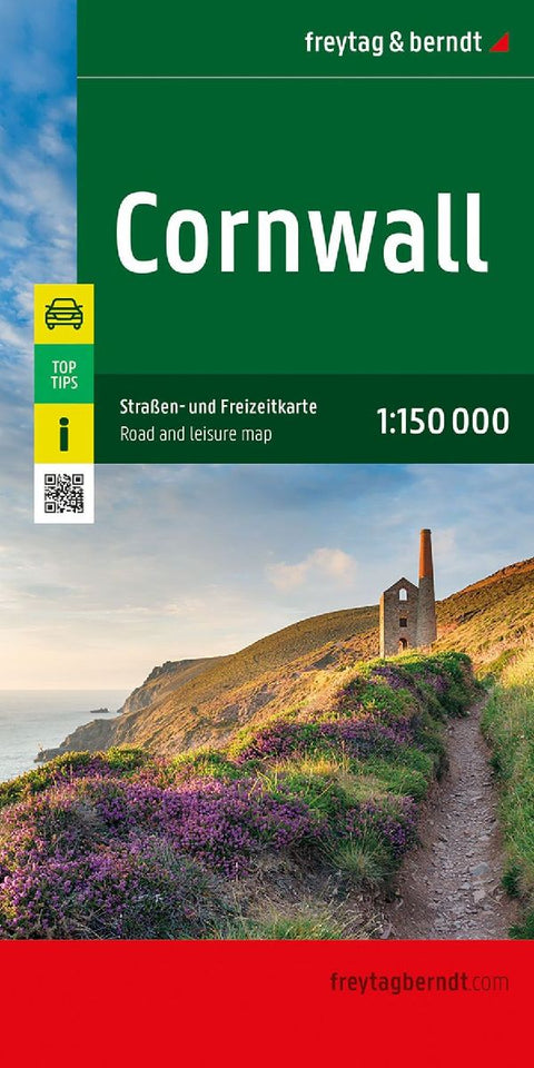 freytag & berndt Straßenkarte Cornwall 1:150.000